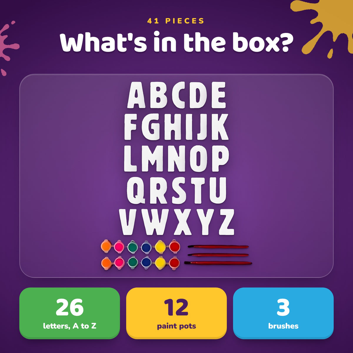 Alphabets DIY Painting Kit