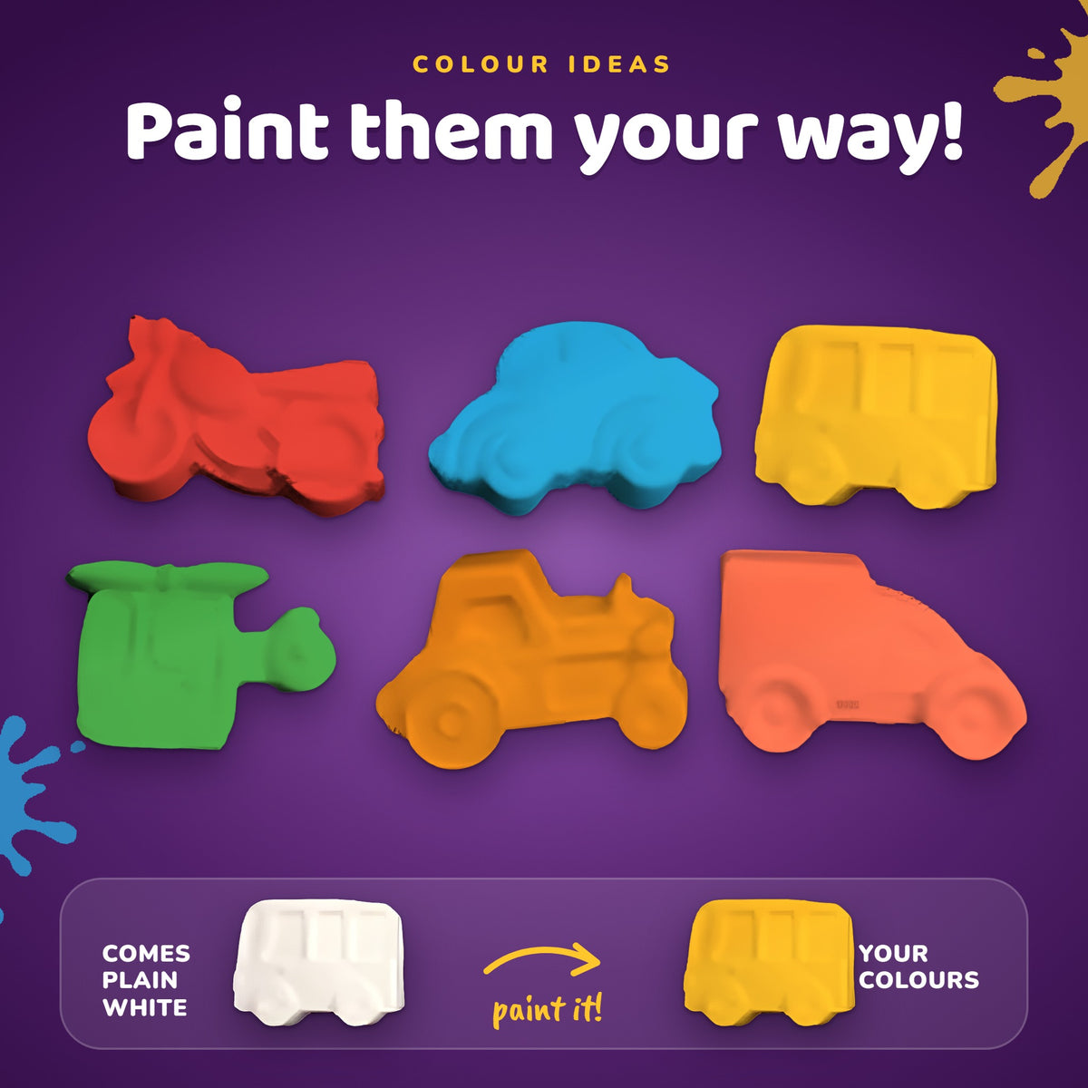 Big Vehicles DIY Painting Kit