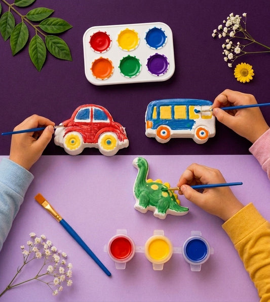 Farm Fun Paint Kit DIY POP Toy Set